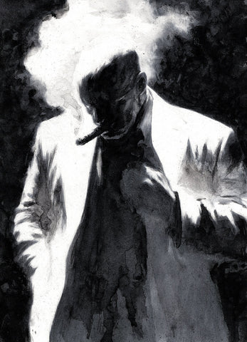 Viktor Farro Original Art Kingpin: Smoke Illustration