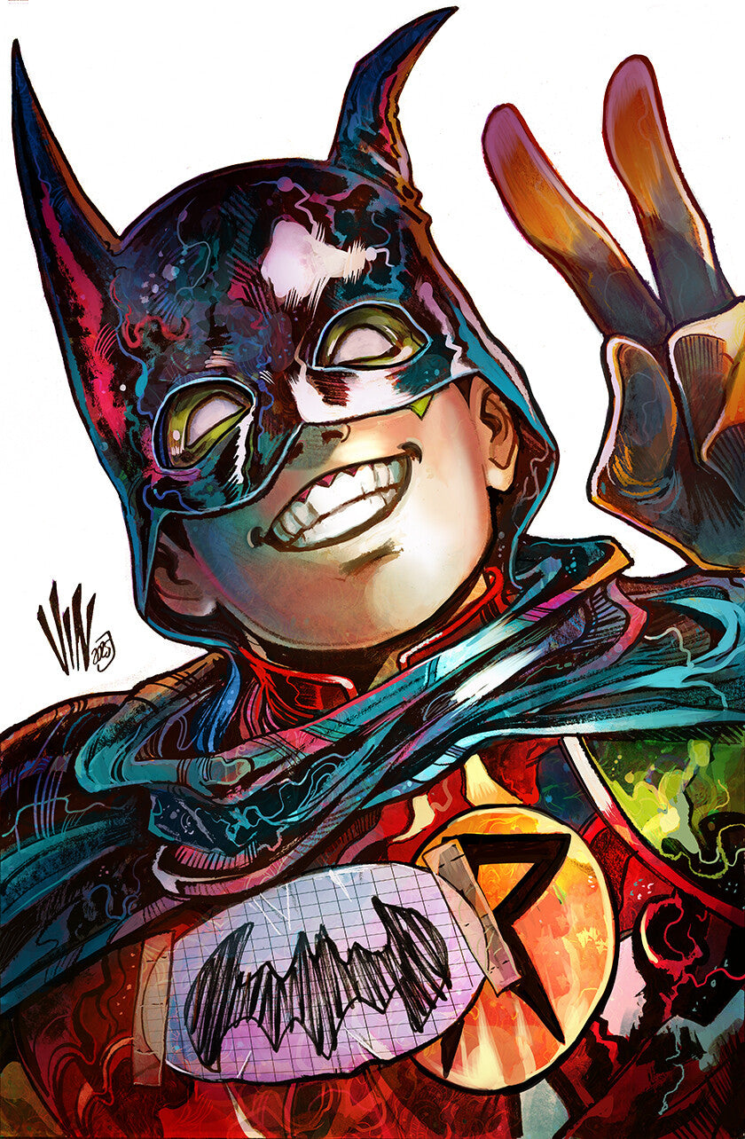 Vincenzo Riccardi Original Art Robin Illustration