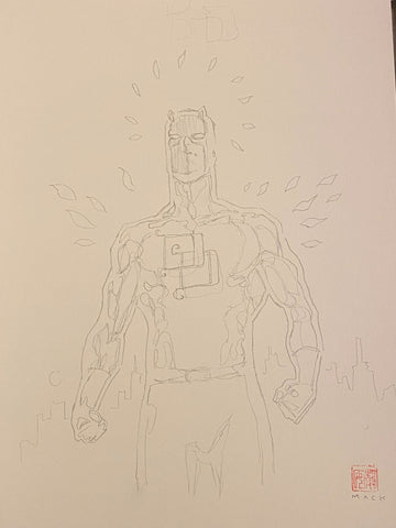 David Mack Original Art Daredevil End of Days #8 Pencil Prelim