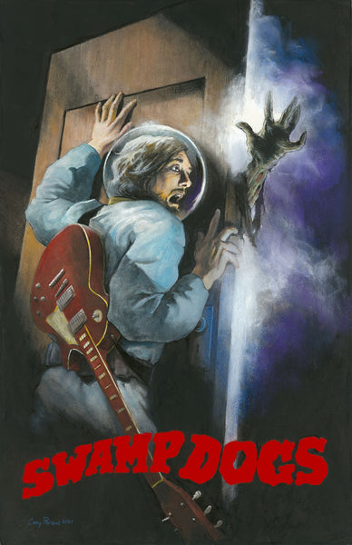 Casey Parsons Original Art Swamp Dogs #1 Cover