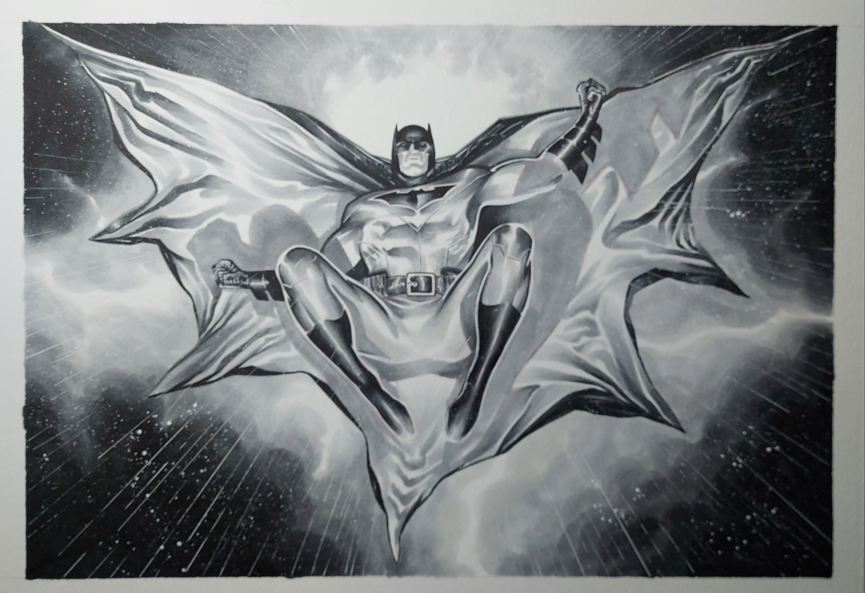 Rafa Sandoval Original Art Batman Illustration
