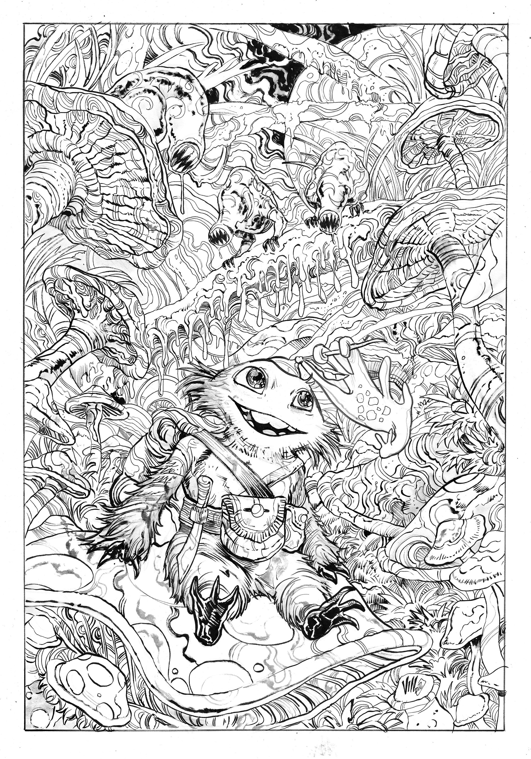 Vincenzo Riccardi Original Art Twig #1 Cover