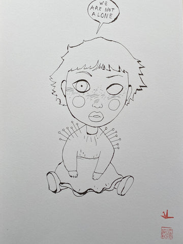 David Mack Original Art Something is Killing the Children #25 Cover Doll Brush & Ink Published