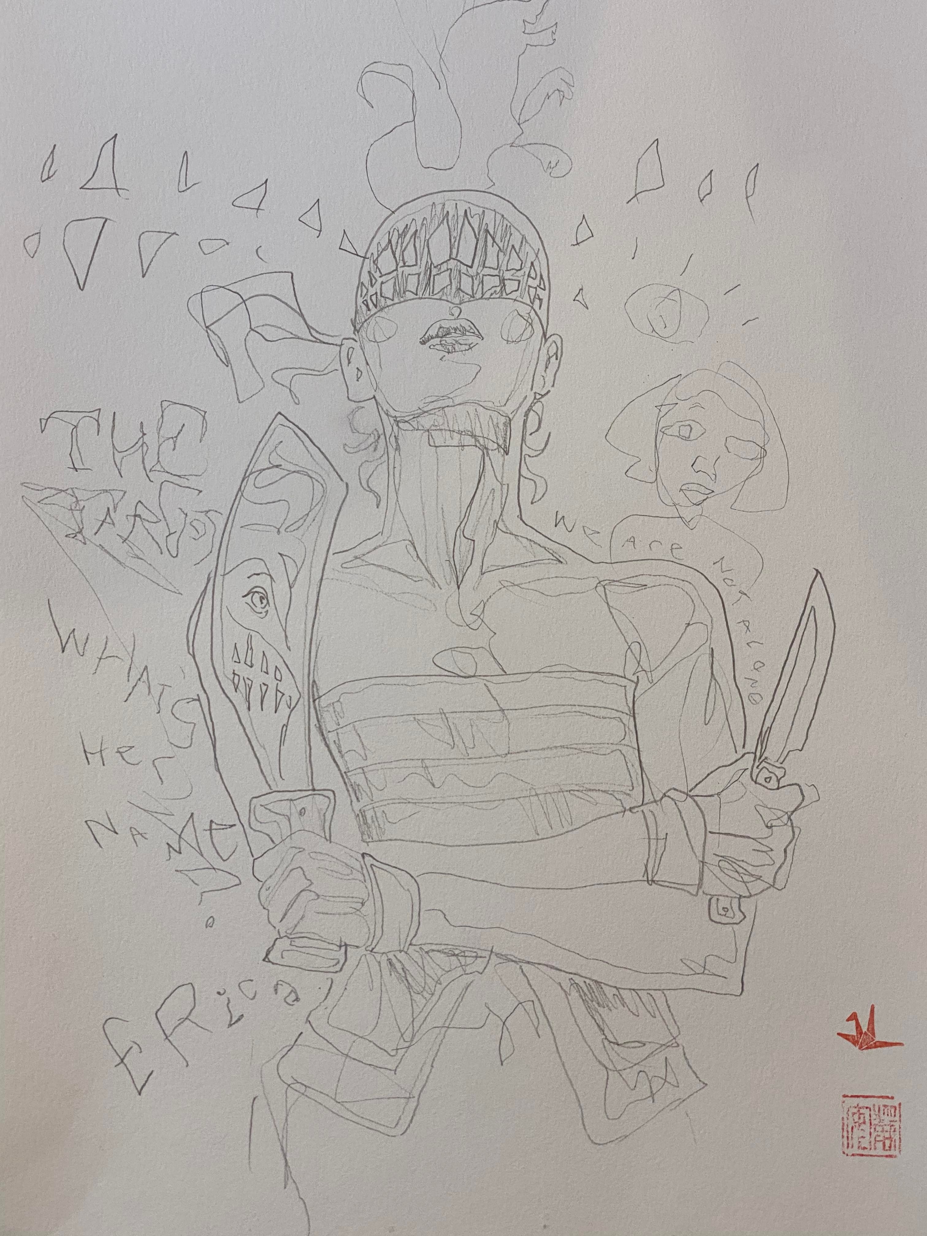 David Mack Original Art Something is Killing the Children #25 Cover Pencil Concept