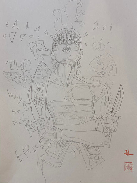 David Mack Original Art Something is Killing the Children #25 Cover Pencil Concept