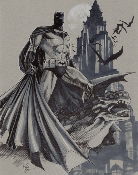 Paul Renaud Original Art Batman Illustration 3