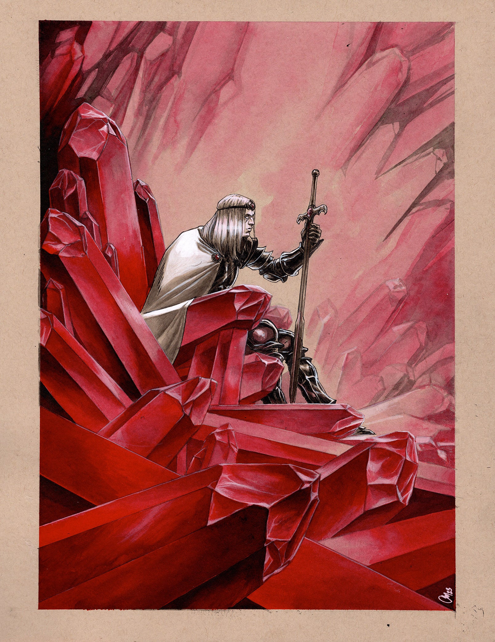 Guillaume Martinez Original Art Elric of Melnibone Illustration