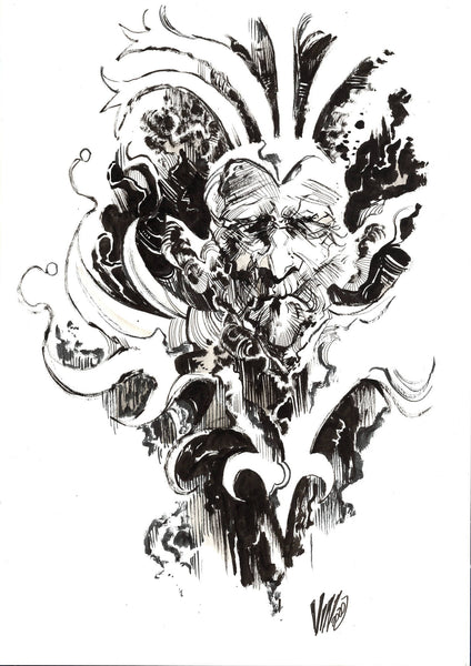 Vincenzo Riccardi Original Art Goblin King Illustration