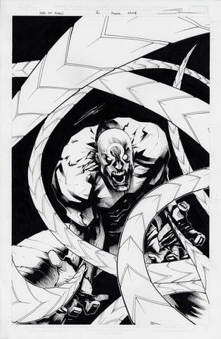 Gerardo Sandoval Original Art Age of X-Man Apocalypse and X-Tracts #2 Cover