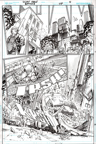 Guillem March Original Art Batman #65 Page 14