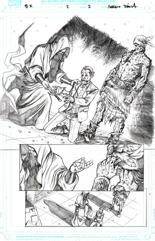 Sergio Davila Original Art Black Knight #2 Page 2