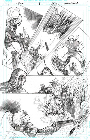 Sergio Davila Original Art Black Knight #2 Page 17