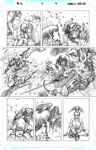 Sergio Davila Original Art Black Knight #3 Page 7