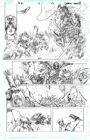 Sergio Davila Original Art Black Knight #3 Page 13
