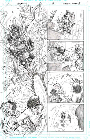 Sergio Davila Original Art Black Knight #3 Page 19