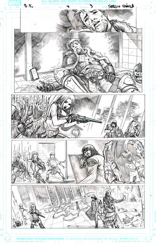 Sergio Davila Original Art Black Knight #4 Page 3