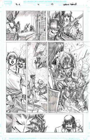 Sergio Davila Original Art Black Knight #4 Page 13