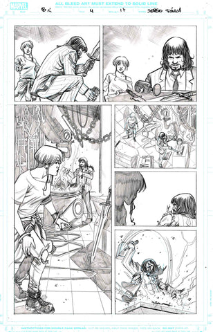 Sergio Davila Original Art Black Knight #4 Page 17
