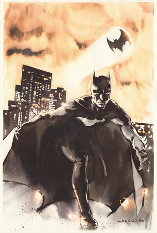 Ricardo Drumond Original Art Batman Gotham 'Quink Style' Illustration