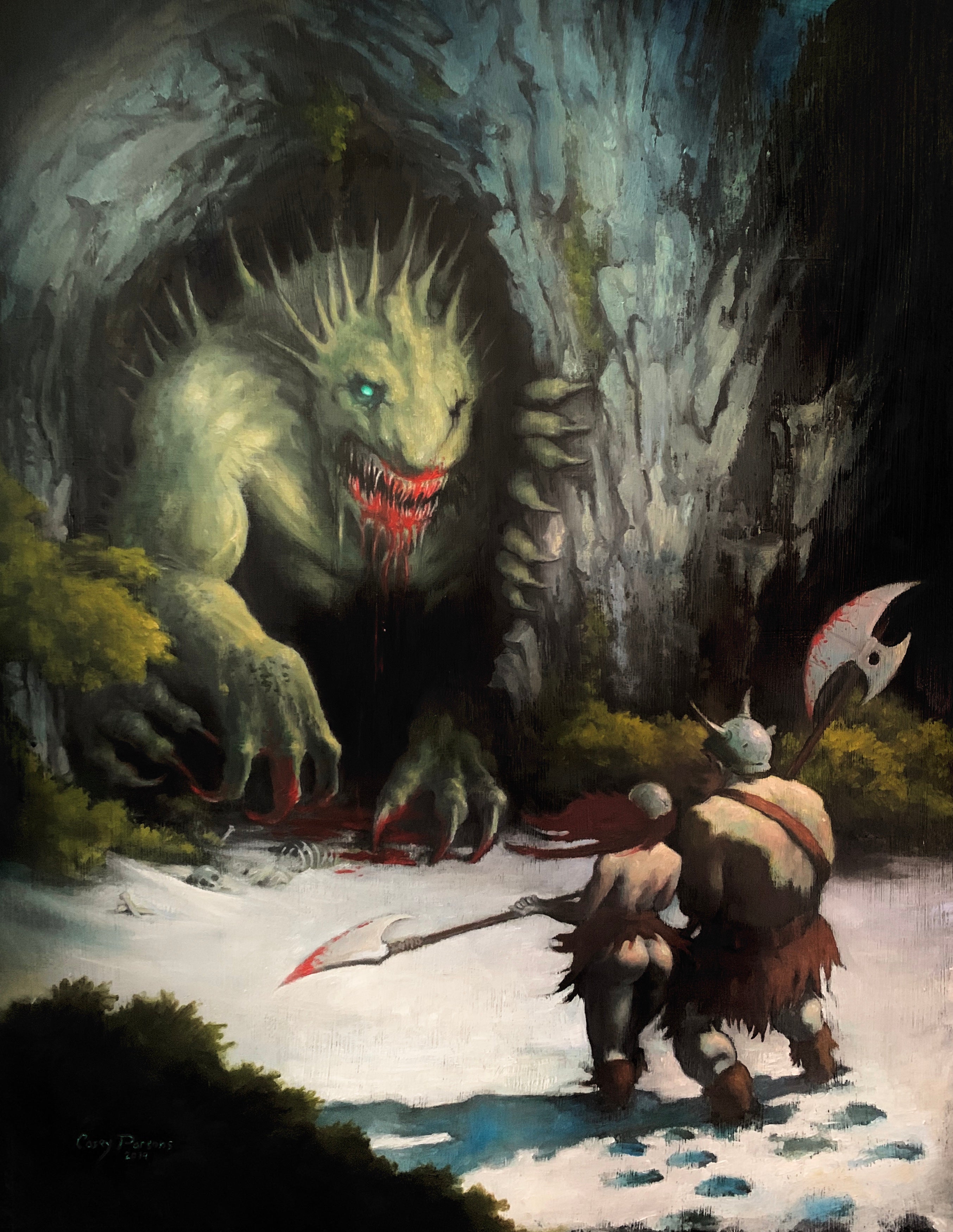 Casey Parsons Original Art Cauldron #3 Cover