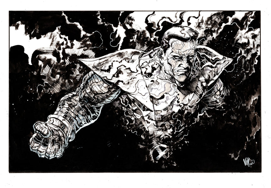 Vincenzo Riccardi Original Colossus Illustration