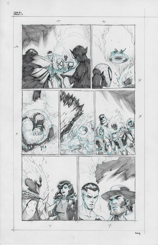 Gerardo Sandoval Original Art Cosmic Ghost Rider Destroys Marvel History #1 Page 15
