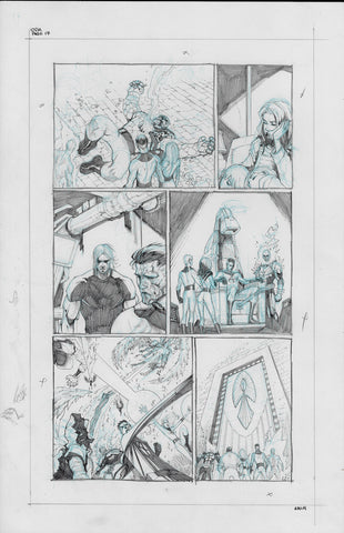 Gerardo Sandoval Original Art Cosmic Ghost Rider Destroys Marvel History #1 Page 17