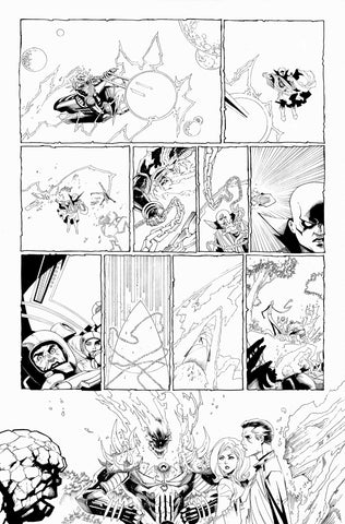 Gerardo Sandoval Original Art Cosmic Ghost Rider Destroys Marvel History #1 Page 6