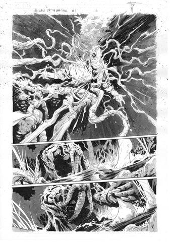 Francesco Mobili Original Art Avengers: Curse of the Man-Thing #1 Page 6