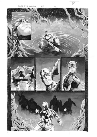 Francesco Mobili Original Art Avengers: Curse of the Man-Thing #1 Page 15