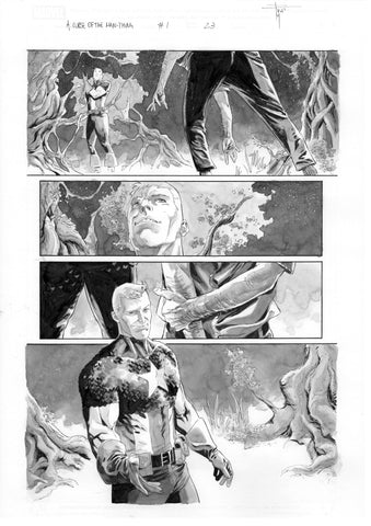 Francesco Mobili Original Art Avengers: Curse of the Man-Thing #1 Page 23