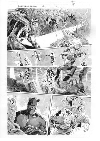 Francesco Mobili Original Art Avengers: Curse of the Man-Thing #1 Page 26
