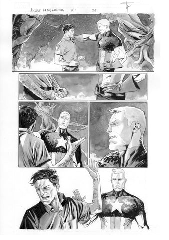 Francesco Mobili Original Art Avengers: Curse of the Man-Thing #1 Page 29