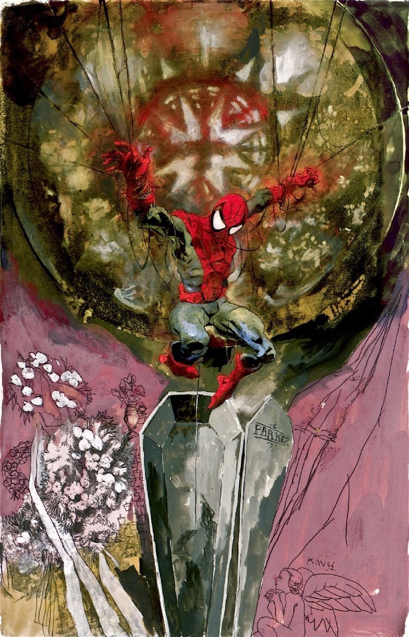 Kent Williams Spider-Man 60th Anniversary 12x18