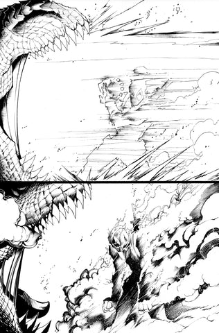 Victor Nava Original Art Inks Deadpool #5 Page 9