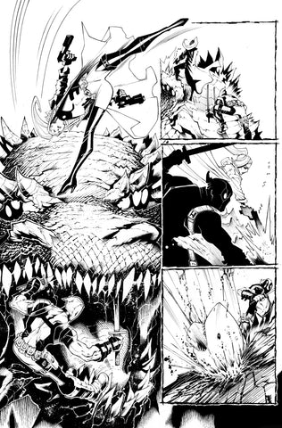 Victor Nava Original Art Inks Deadpool #5 Page 13