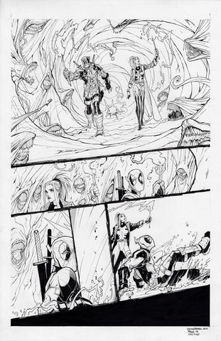 Gerardo Sandoval Original Art Deadpool #7 Page 19