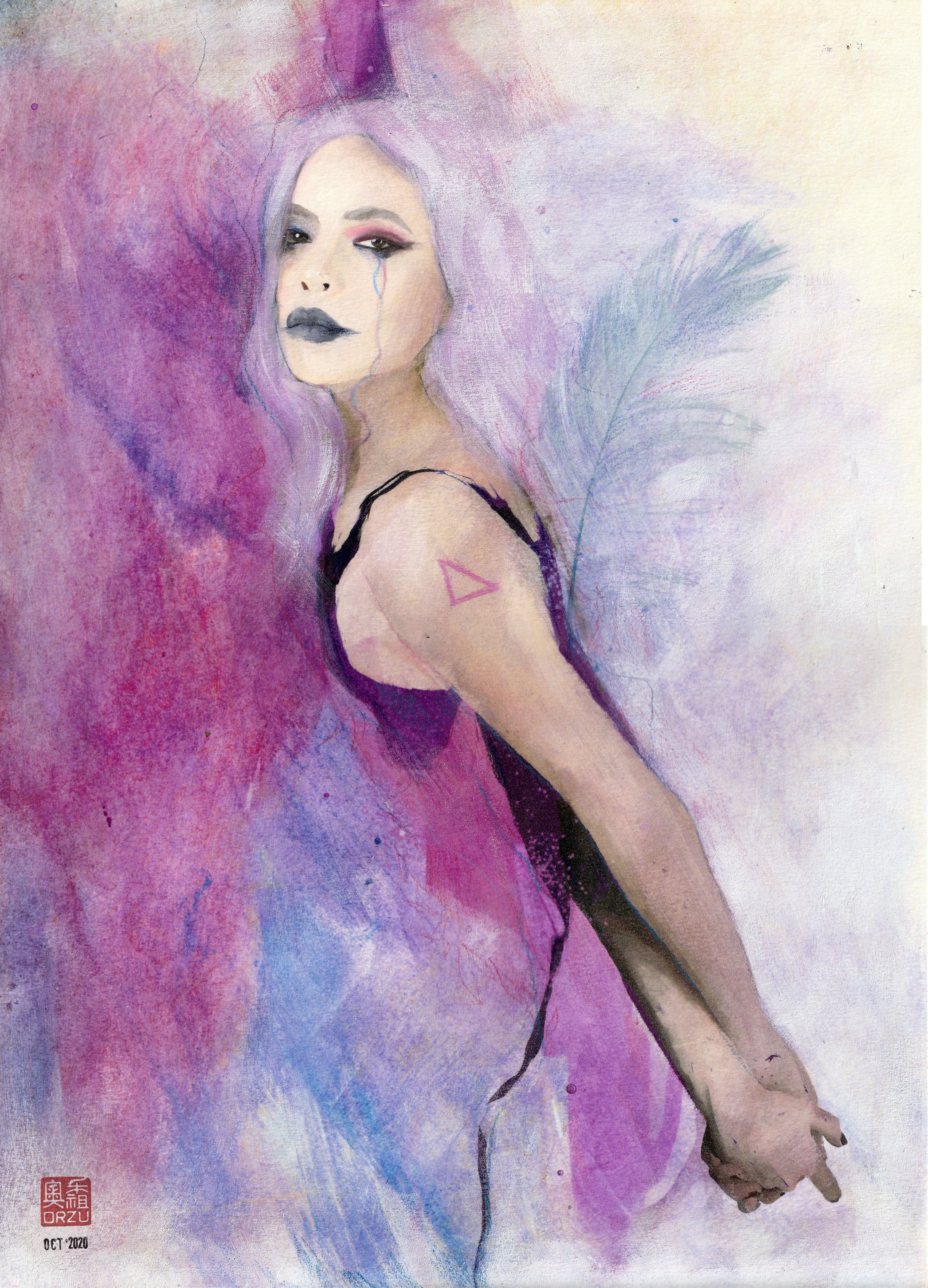 Zu Orzu Original Art Departure Illustration