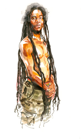 Kagan McLeod Original Art Draw People Every Day Male 1