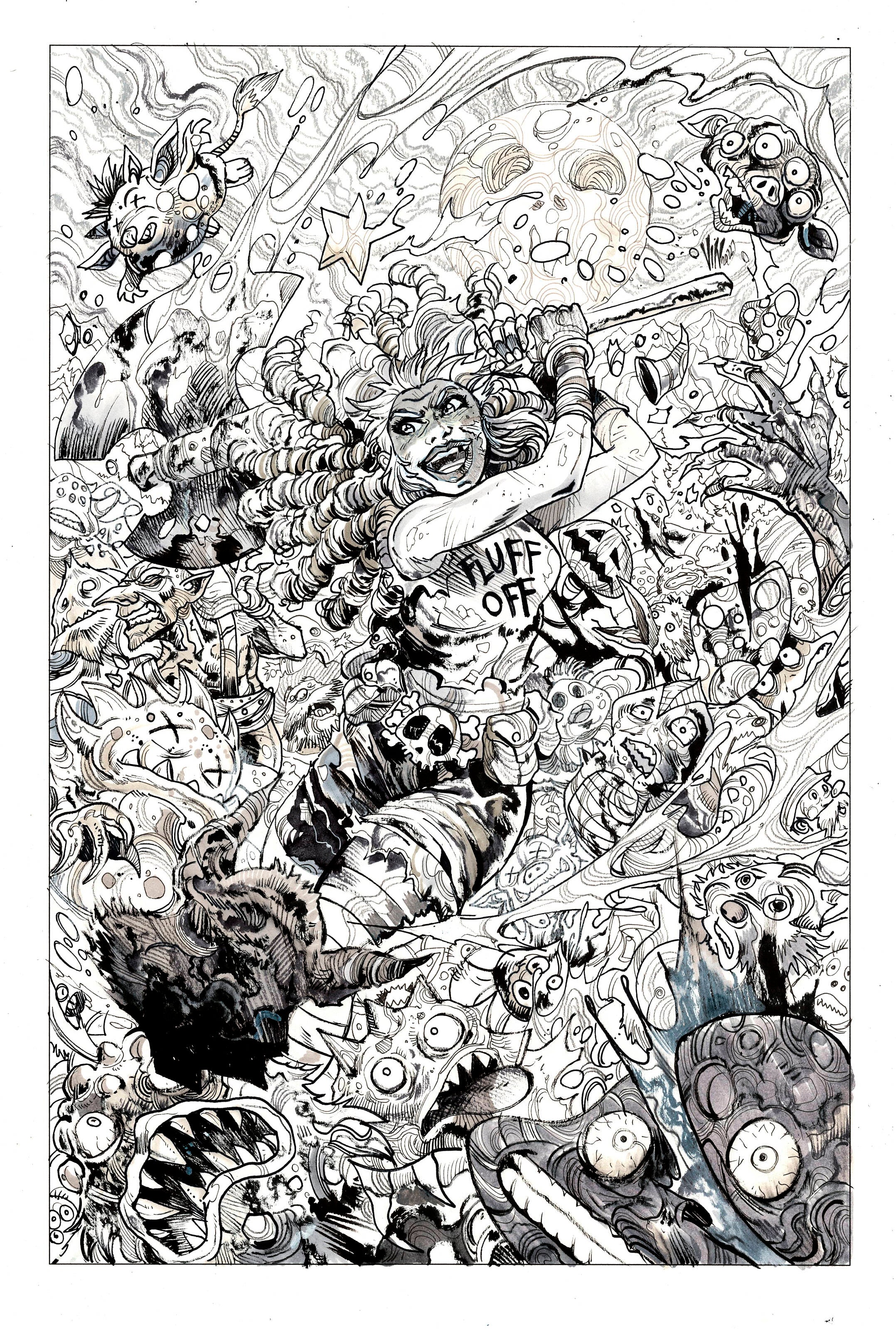 Vincenzo Riccardi Original Art I Hate Fairyland #1 Cover