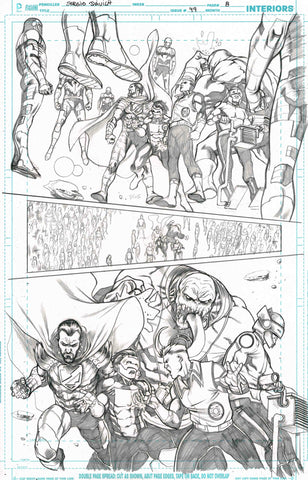 Sergio Davila Original Art Green Lantern #49 Page 8