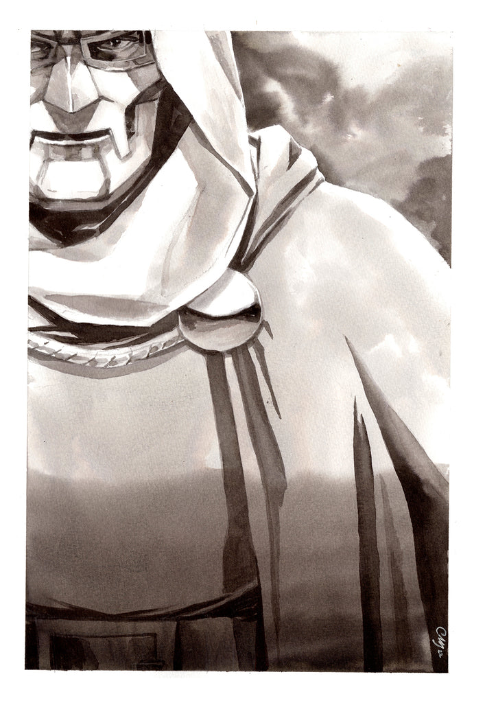 Guillaume Martinez Original Art Doctor Doom Illustration Comic Art