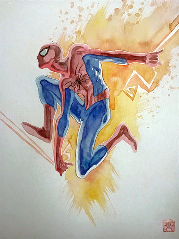 David Mack Original Art Amazing Spider-Man #1 Cover Study