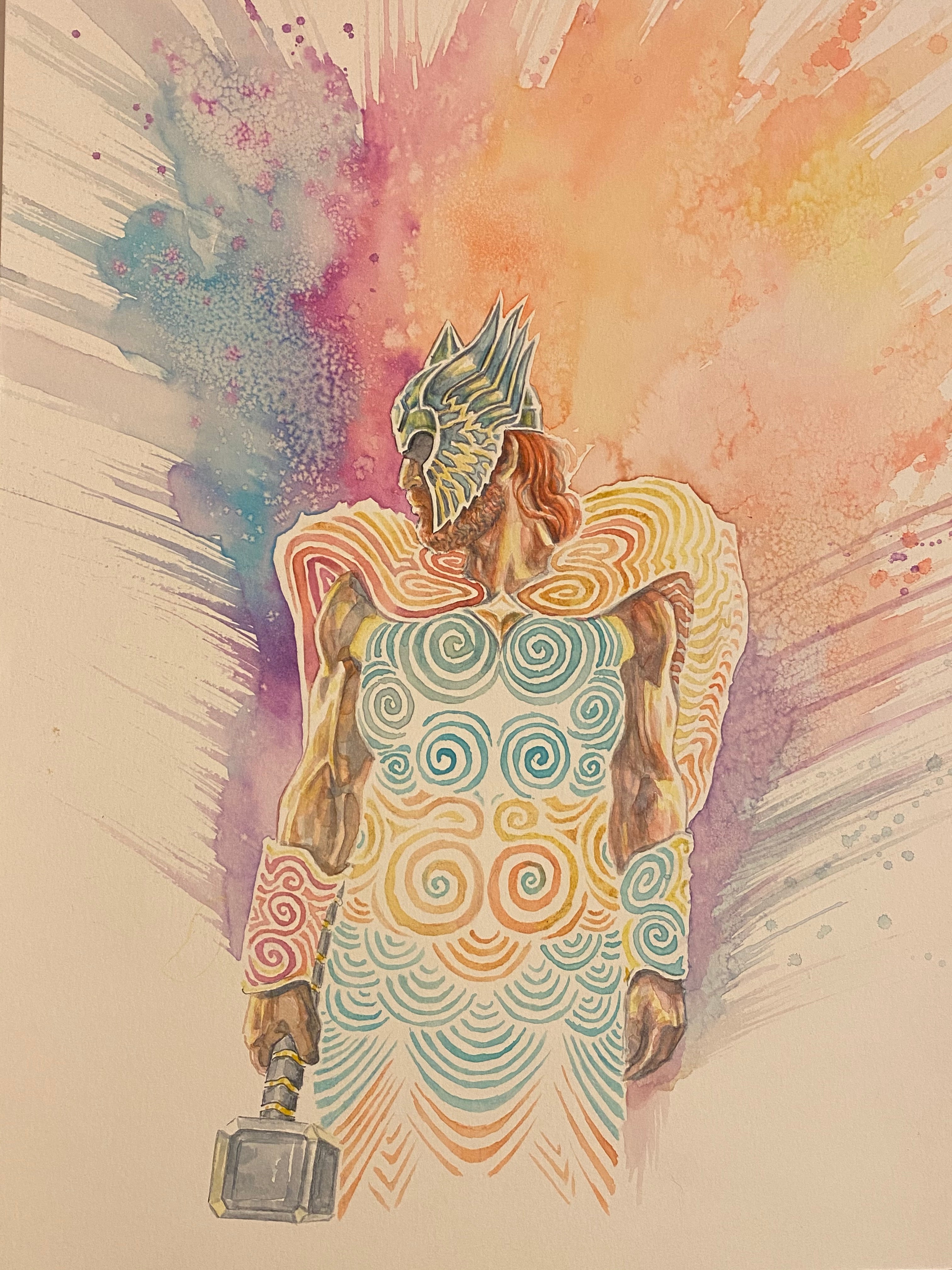 David Mack Original Art Norse Mythology #6 Cover