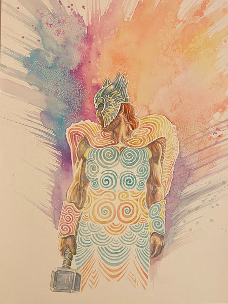 David Mack Original Art Norse Mythology #6 Cover