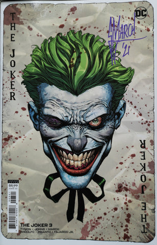 Joker #3 David Finch Cover Signed by Guillem March