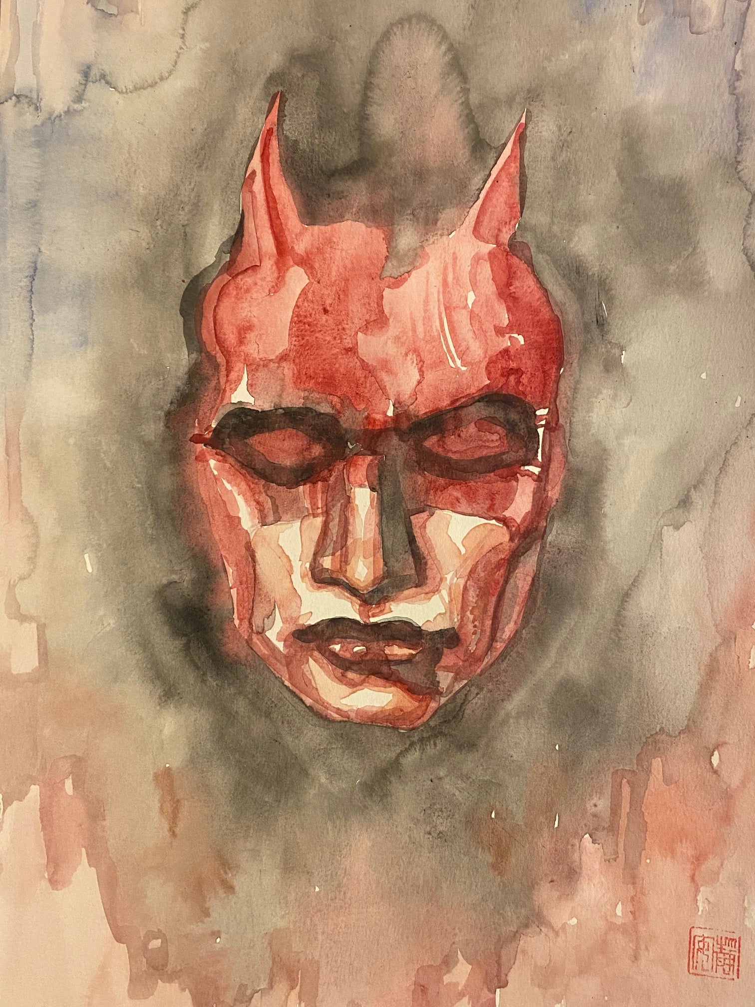 David Mack Original Art Daredevil End of Days Cover Study