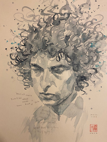 David Mack Original Art Bob Dylan Published Art