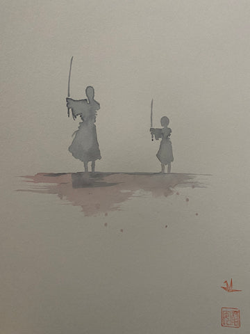 David Mack Original Art Cover Volume 1 Samurais Interior Art Piece 3