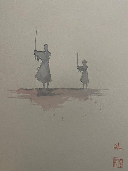 David Mack Original Art Cover Volume 1 Samurais Interior Art Piece 3